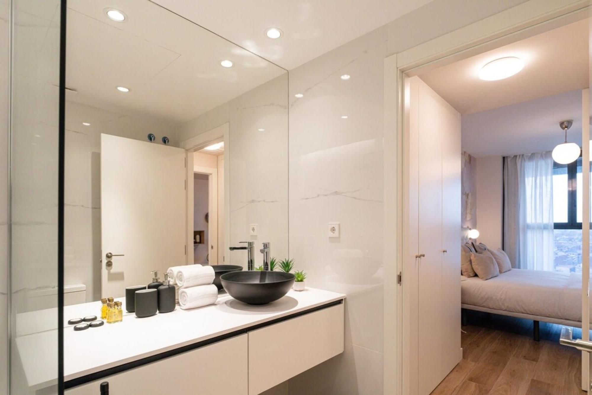 Apartamento Chic 1bd Flat Wsauna & Balcony Tetuan Madrid! *