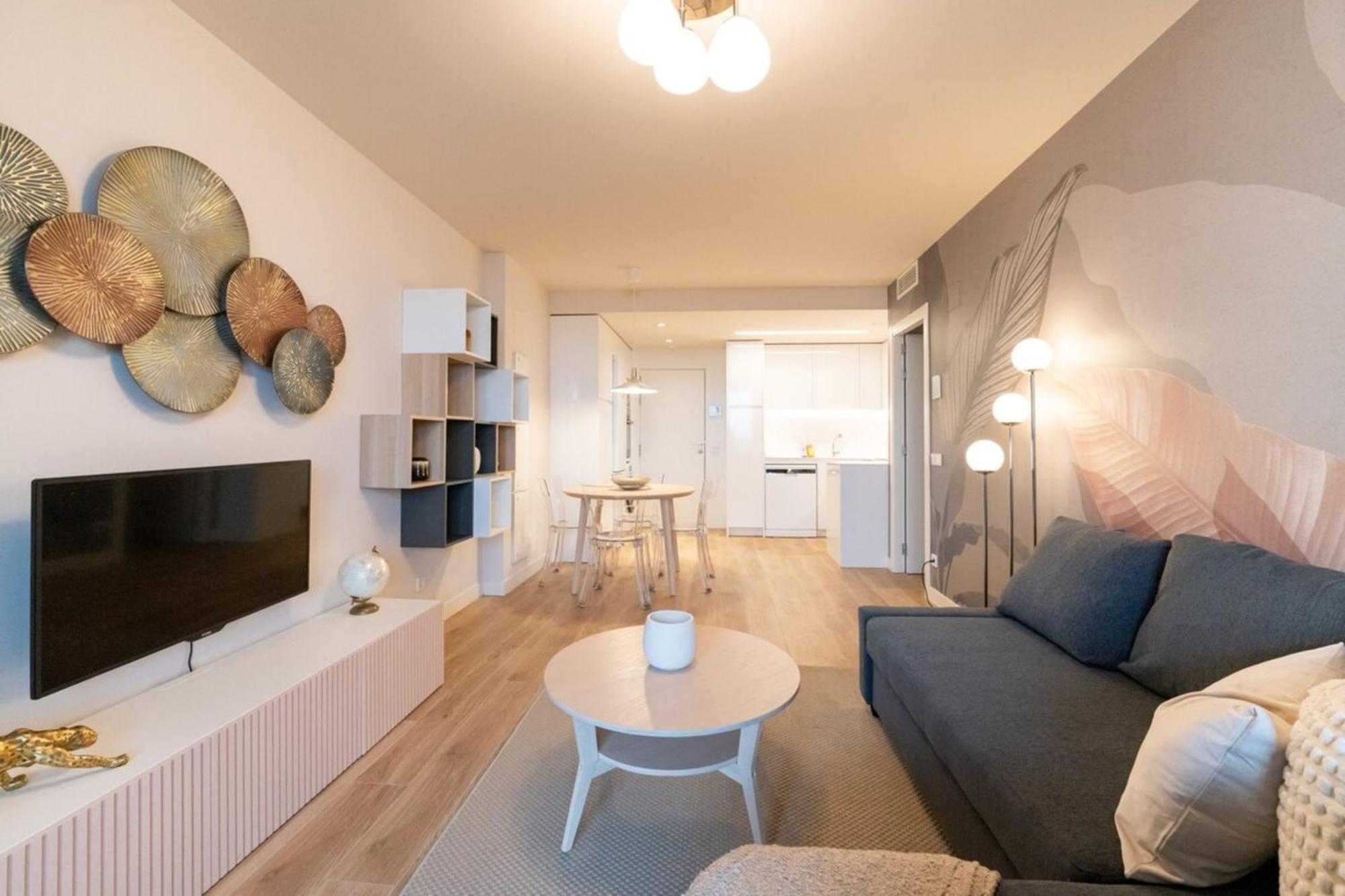 Apartamento Chic 1bd Flat Wsauna & Balcony Tetuan Madrid! *